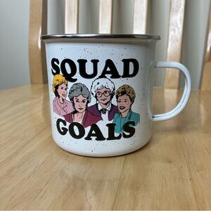 Golden Girls Squad Goals 21 oz enamel camper coffee mug